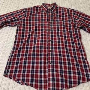 Wrangler Riata Red Long Sleeve Button up